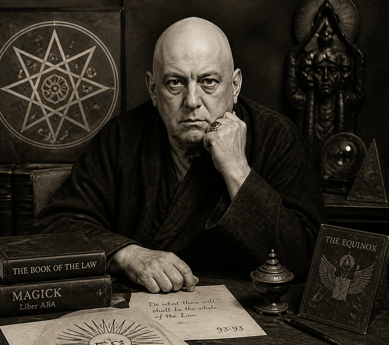 Алистер Кроули (1875–1947) — британский оккультист, поэт и писатель, чьи идеи до сих пор вызывают споры