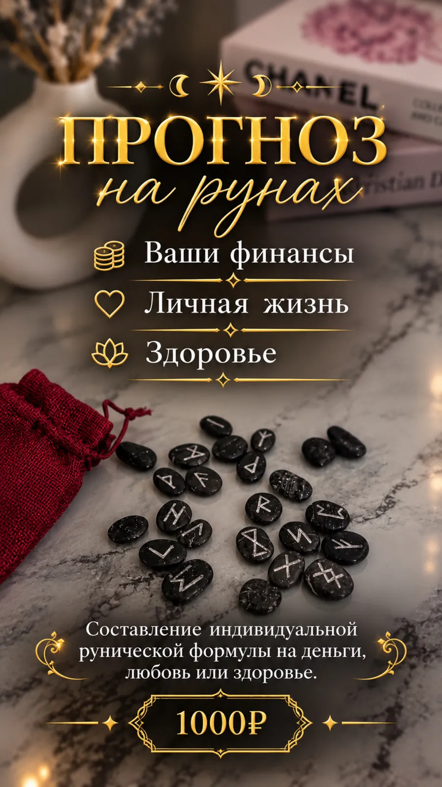 Прогноз на рунах — 1000 ₽