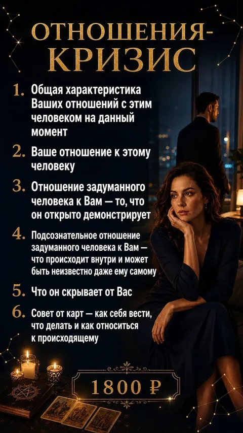 Отношения — кризис — 1800 ₽