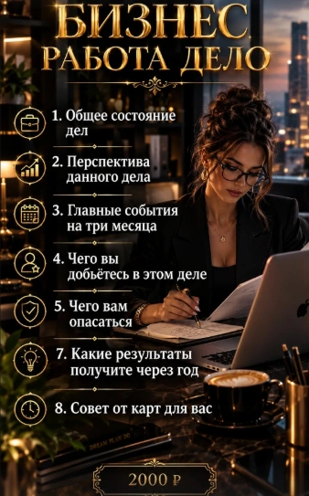 Бизнес, работа, дело — 2000 ₽